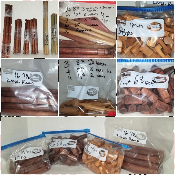 EUC LINCOLN LOG 278 PIECES
